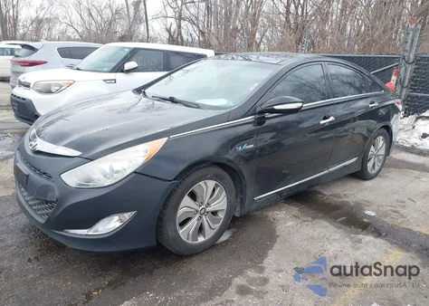 2014 Hyundai Sonata Hybrid Limited из США, поврежденный, VIN KMHEC4A47EA105492